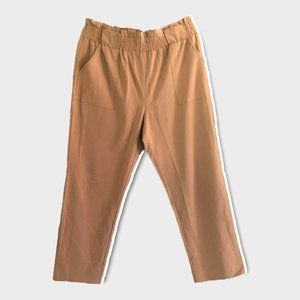 NWOT Freeprance Paperbag Waist Tan Trouser Pants Bottoms size XXL